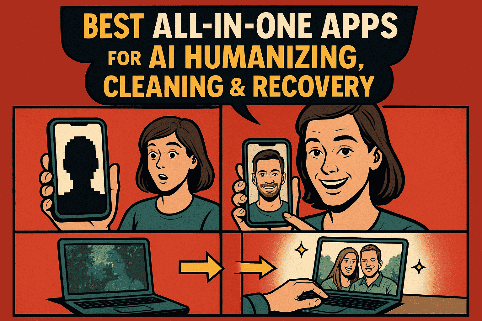 Best All-in-One Apps for AI Humanizing, Cleaning & Recovery