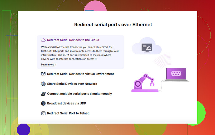 What are the Linux Serial Over Ethernet options?