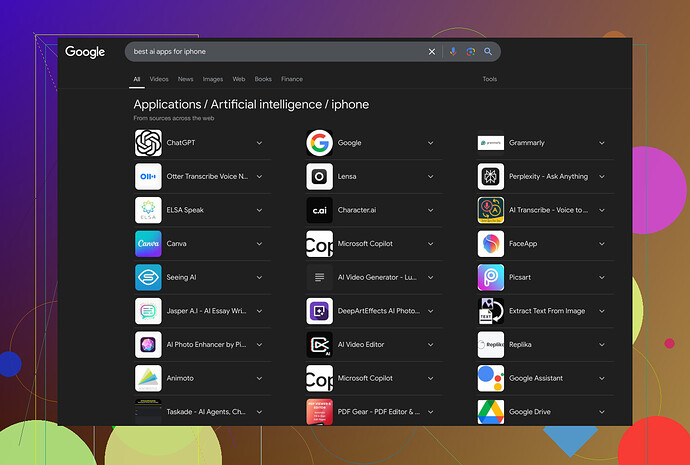 What are the best AI apps for iPhone in 2025?