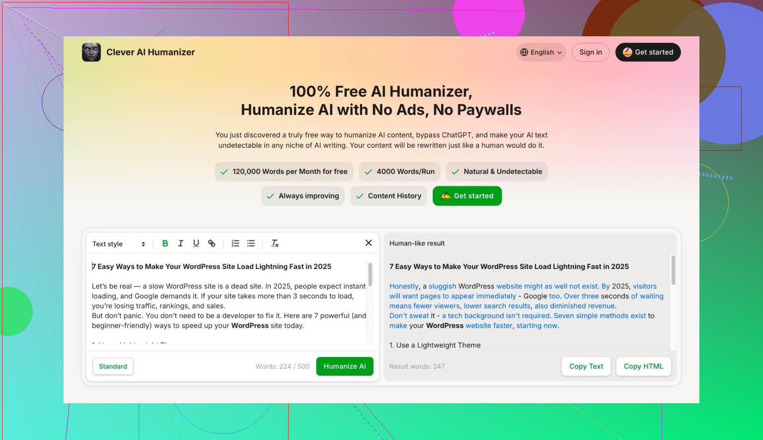 How to Humanize AI