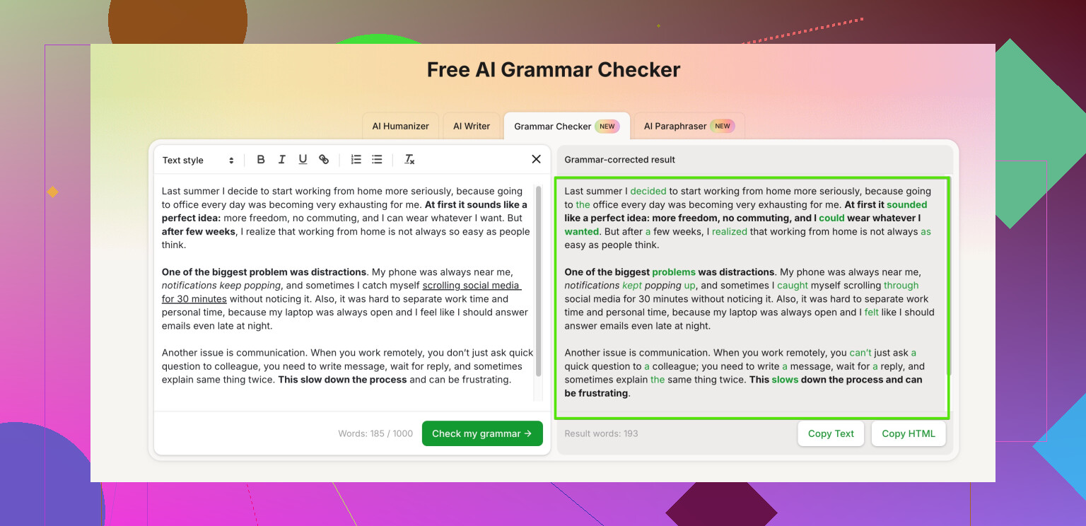 Need a reliable free Quillbot grammar check alternative