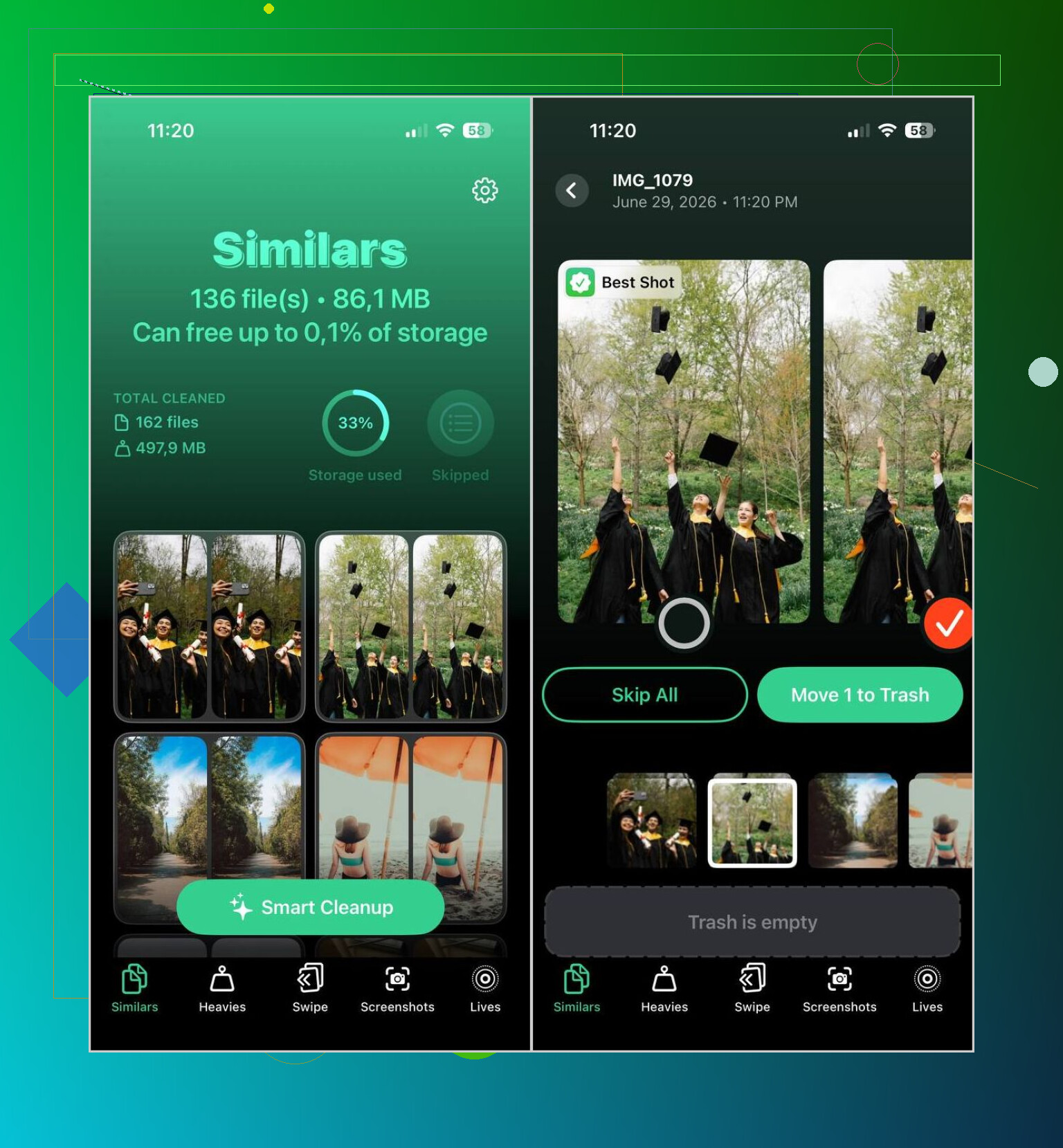 Wie man doppelte Fotos auf dem iPhone zusammenführt, wenn die Fotos App nicht hilft