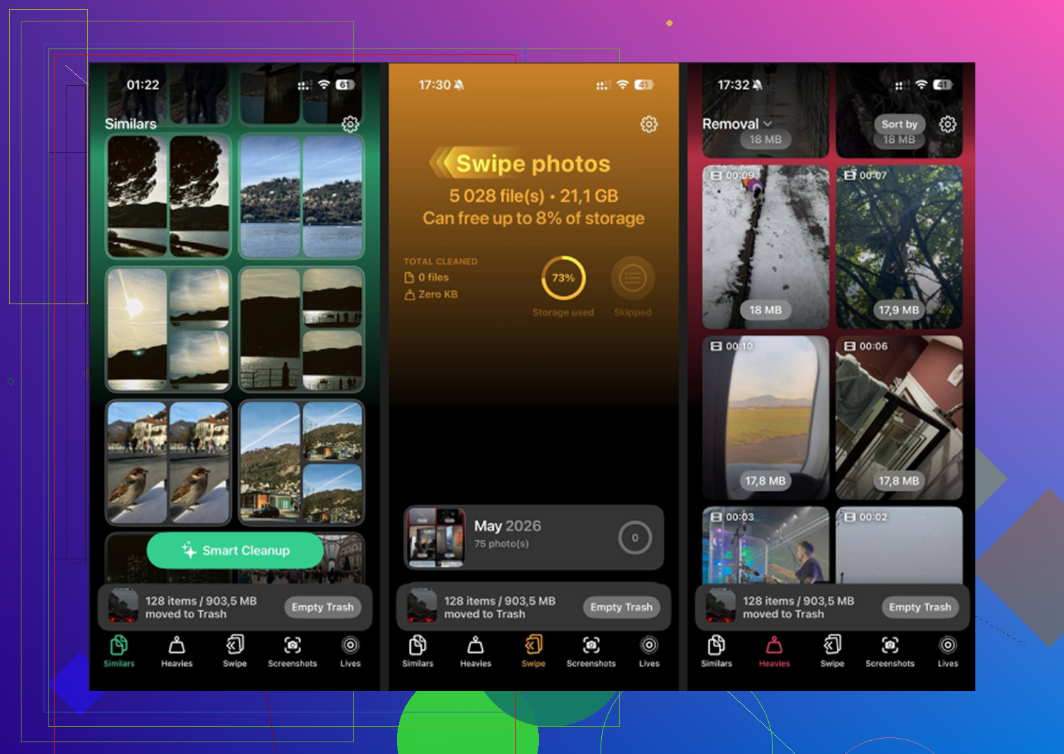 ¿Cómo libero espacio de Media en el almacenamiento del iPhone sin borrar mis fotos?