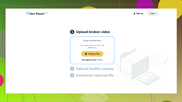 Clever Online Video Repair Screenshot