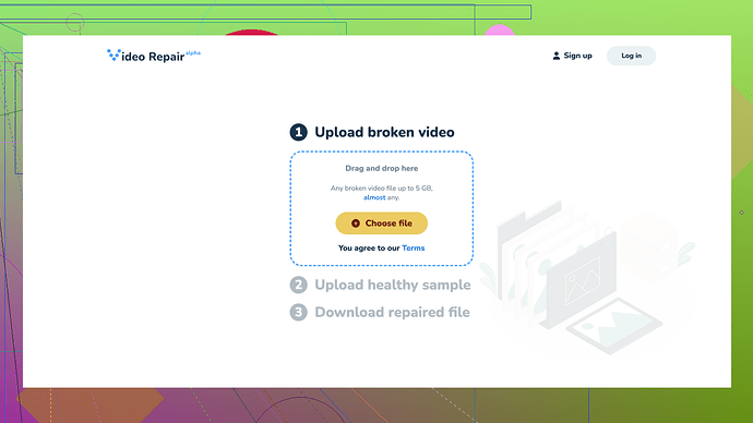 Clever Online Video Repair Screenshot