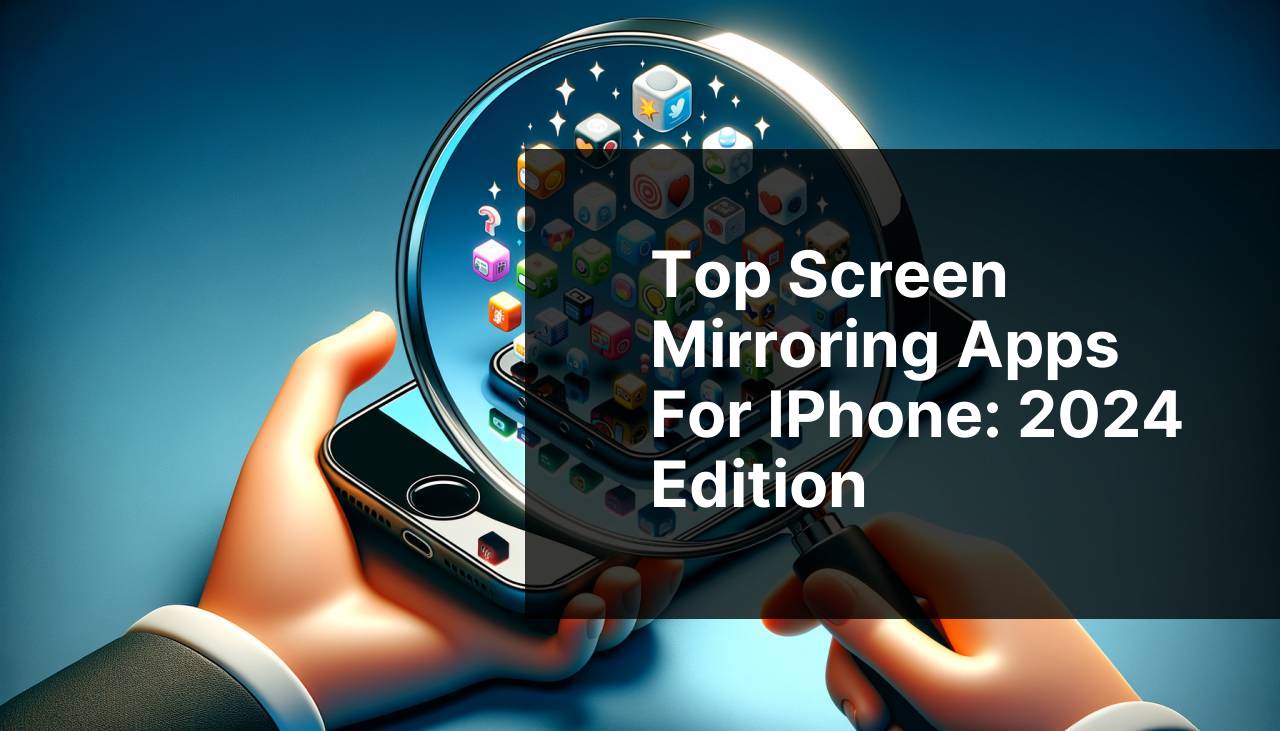 Top Screen Mirroring Apps for iPhone 2024 Edition