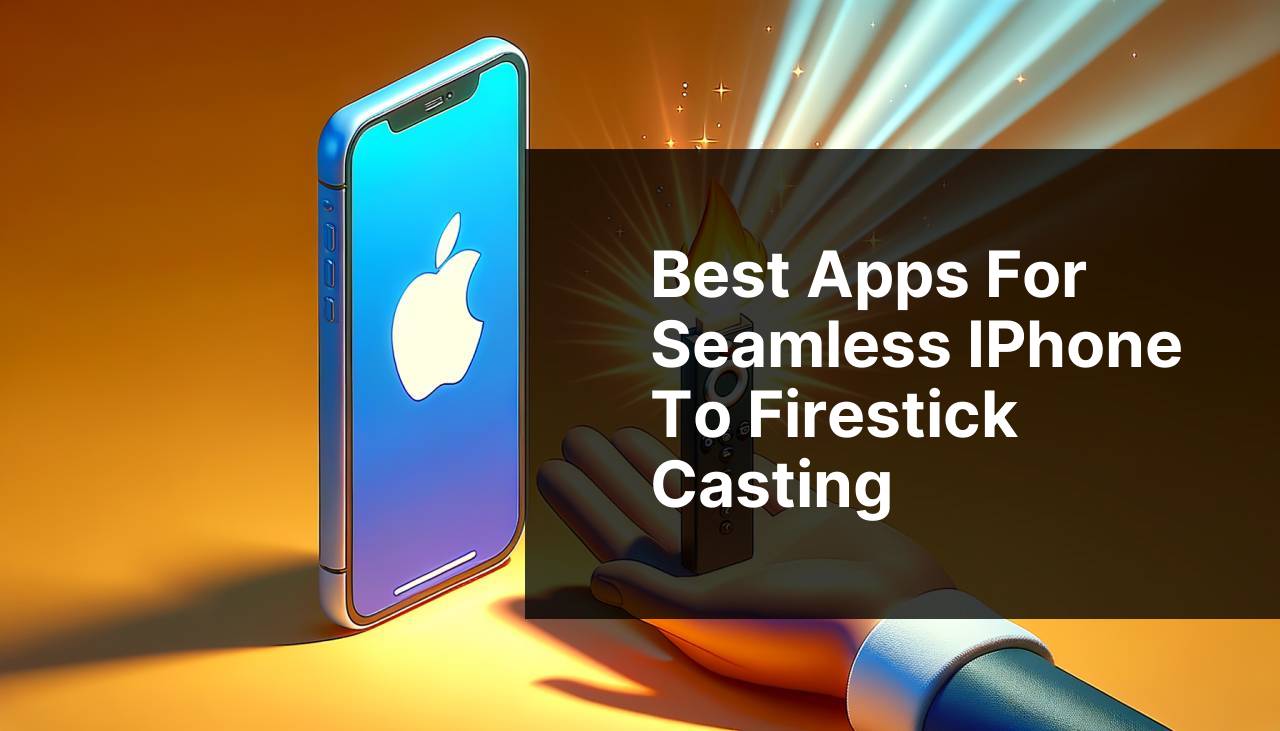 Best Apps for Seamless iPhone to Firestick Casting