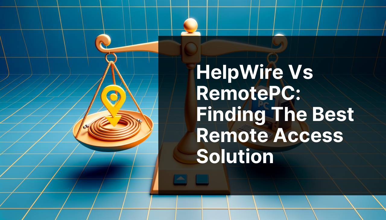 HelpWire vs RemotePC: Finding the Best Remote Access Solution