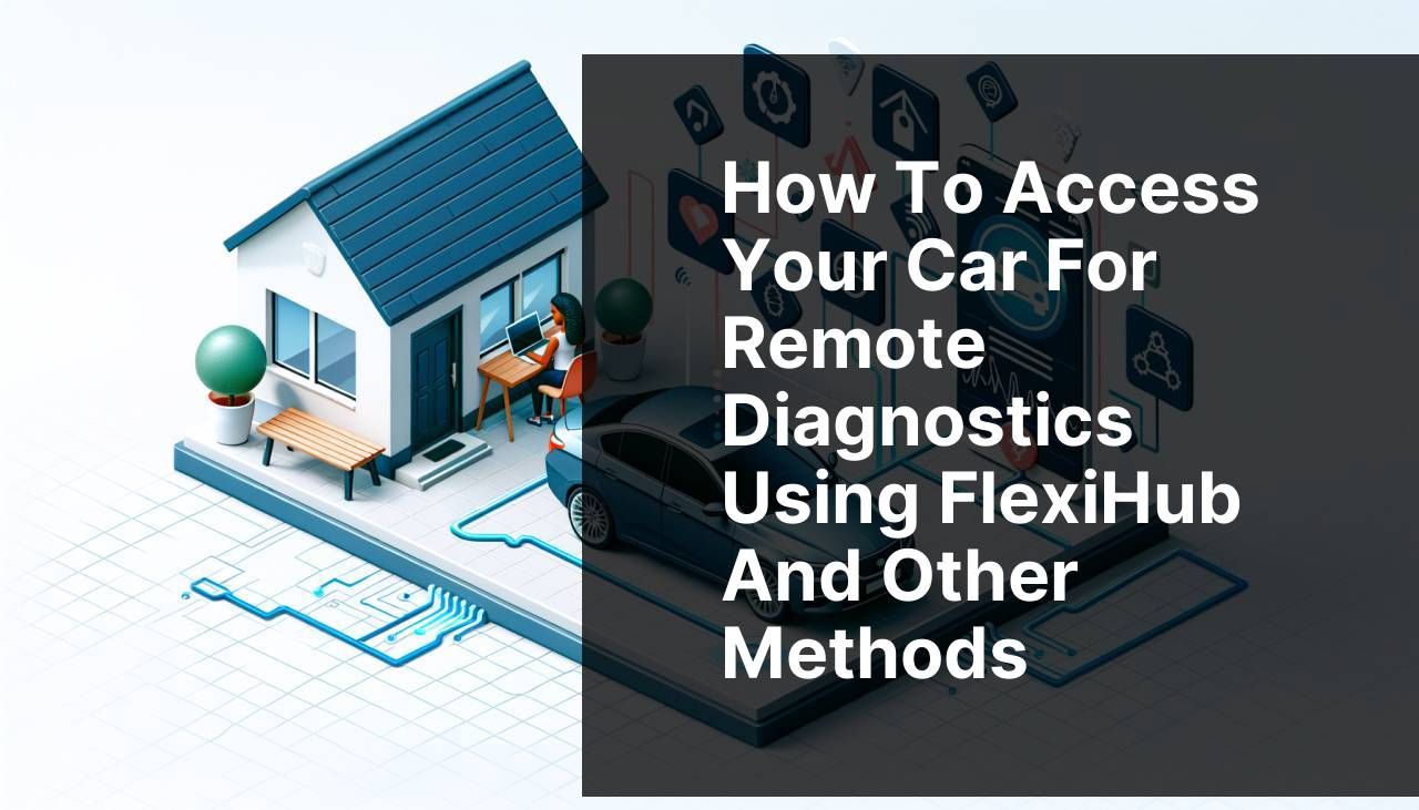 How to Access Your Car for Remote Diagnostics Using FlexiHub and Other Methods