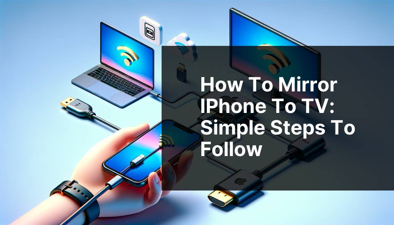 How to Mirror iPhone to TV: Simple Steps to Follow