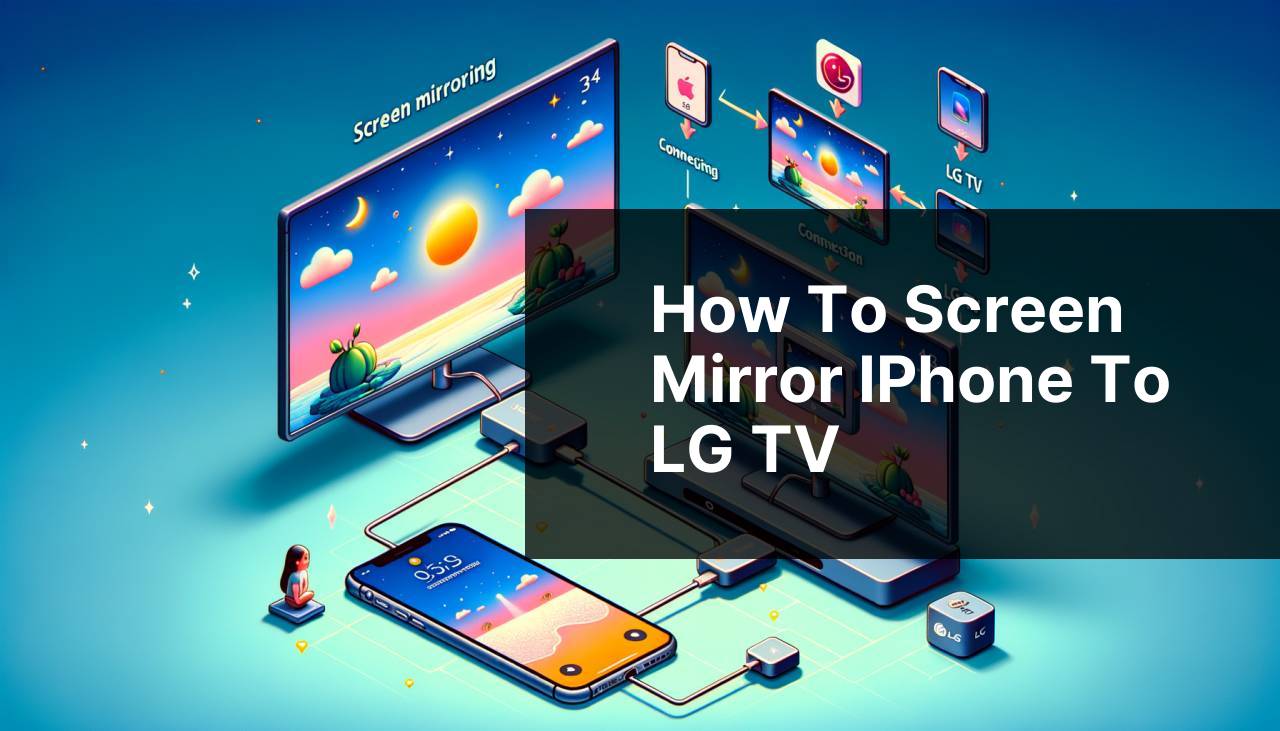 How to Screen Mirror iPhone to LG TV