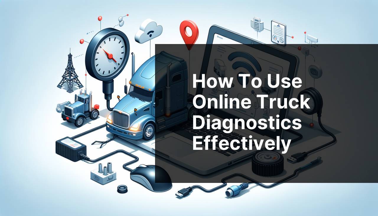 How to Use Online Truck Diagnostics Effectively