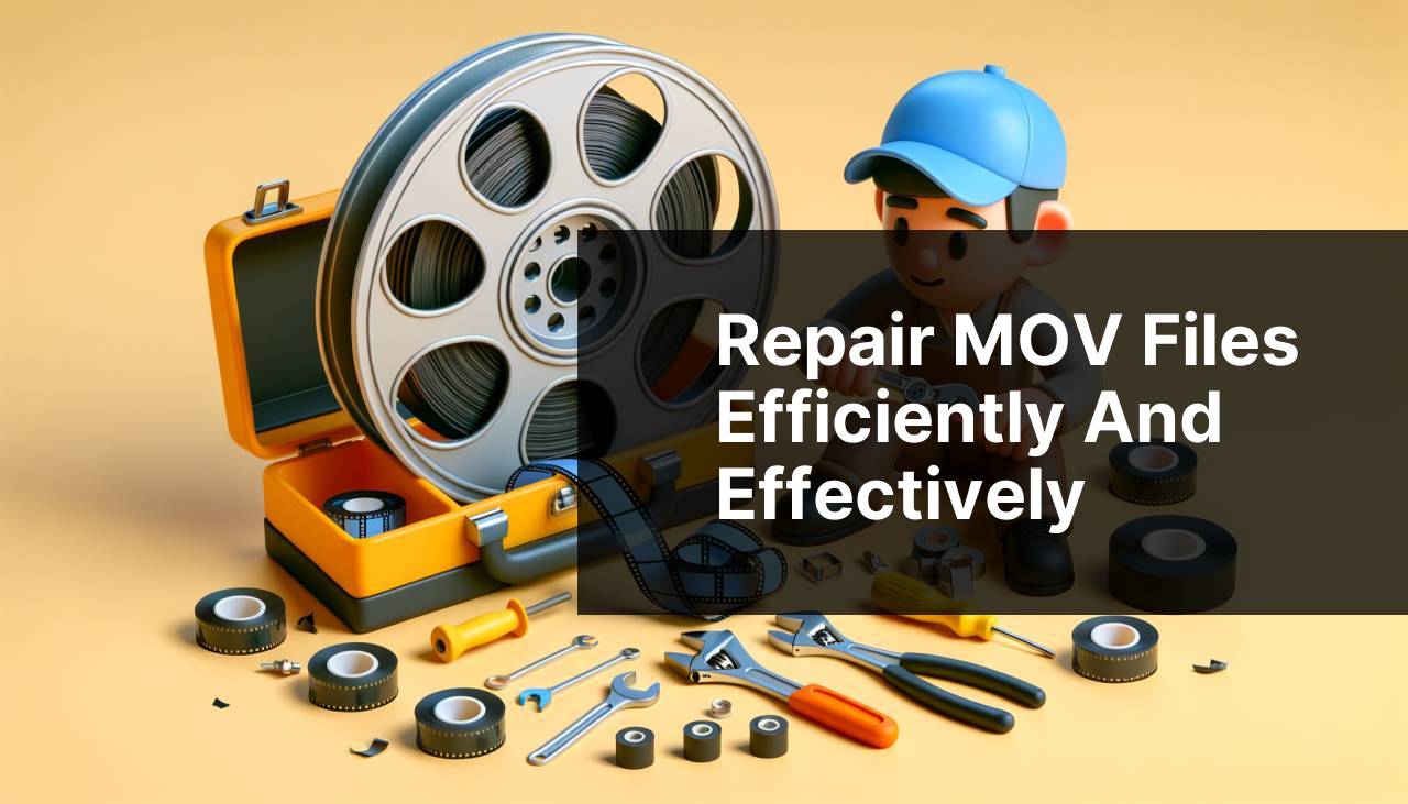 Repair MOV Files Efficiently and Effectively