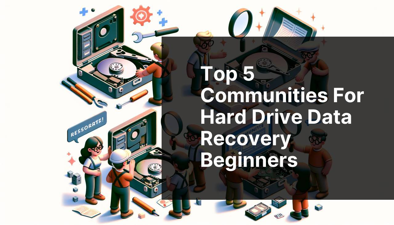 Top 5 Communities for Hard Drive Data Recovery Beginners