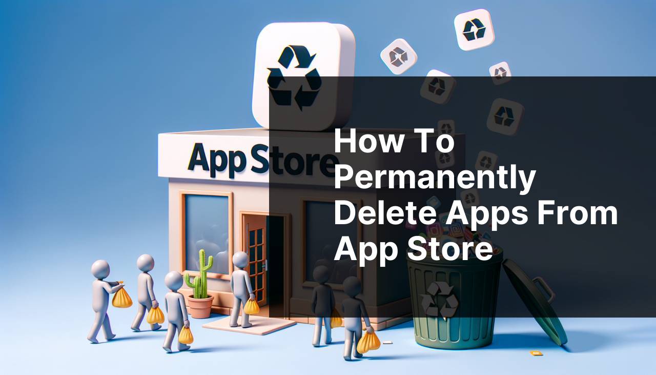 how to permanently delete apps from app store