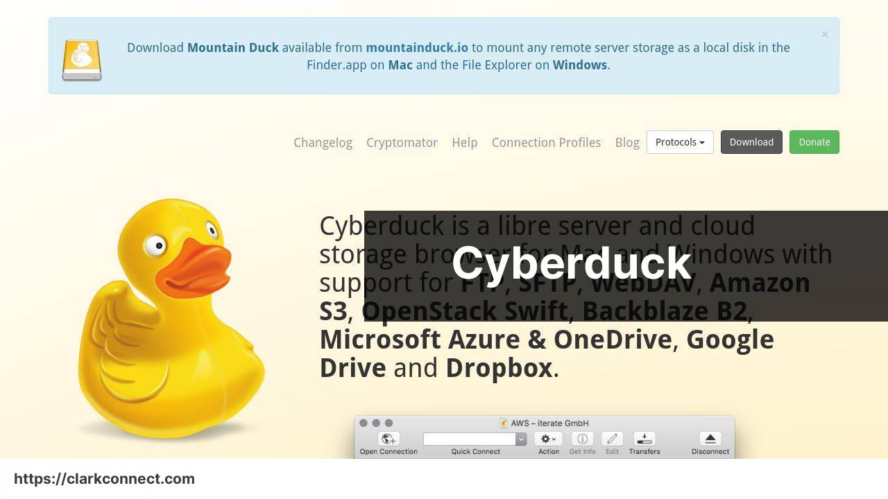 https://cyberduck.io/ screenshot