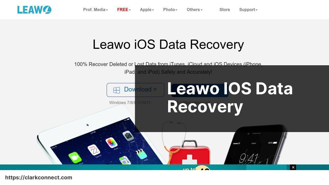 https://www.leawo.org/ios-data-recovery/ screenshot