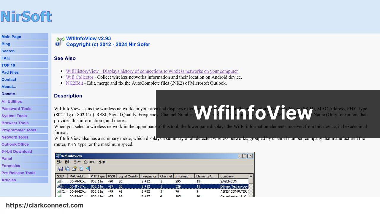 https://www.nirsoft.net/utils/wifi_information_view.html screenshot