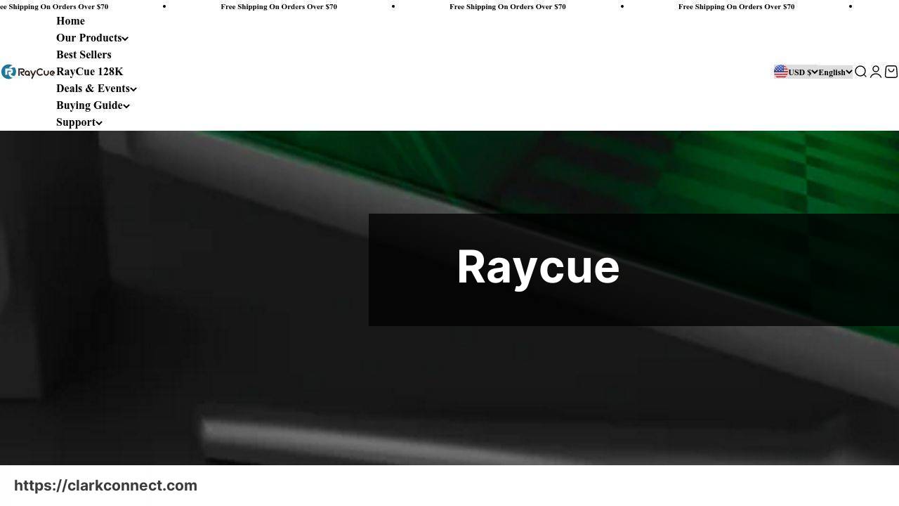 https://www.raycue.com/ screenshot