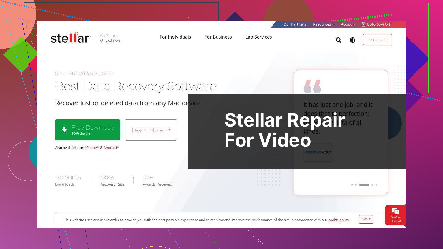 https://www.stellarinfo.com screenshot